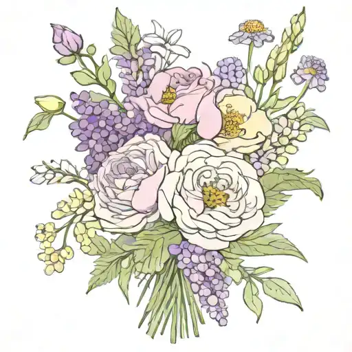 Birth Flower Bouquet