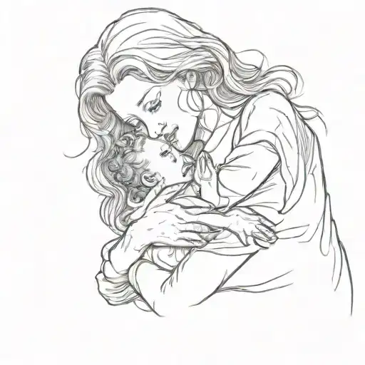 Mother Holding