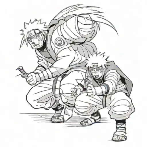 Naruto Vs Jiraiya Character