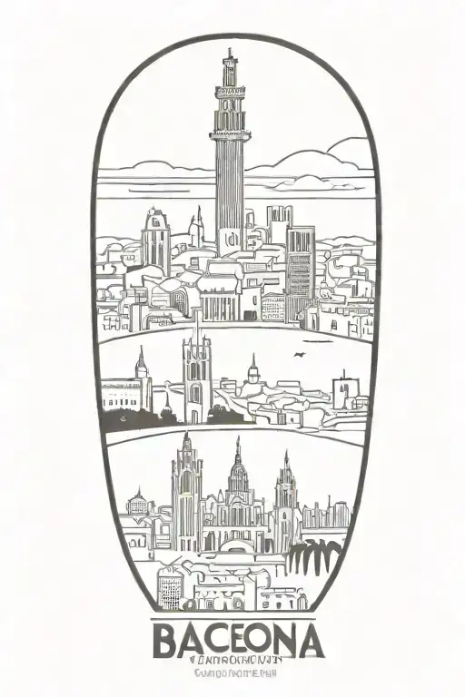 Barcelona Skyline