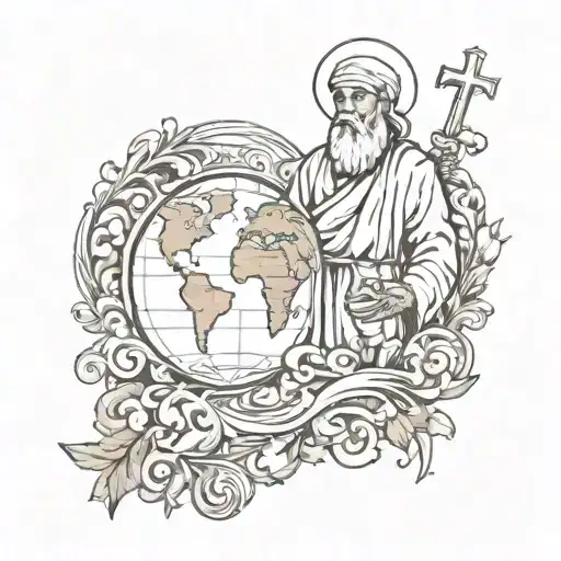 Father Of Nations Helper Of God Holding