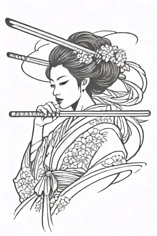 Geisha Katana