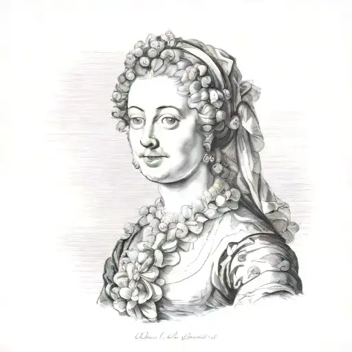 18Th Century Portrait Of A Woman