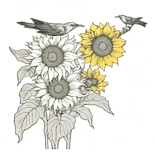 Sunflower Crow Lillys