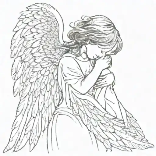 Angel Wings And Mother