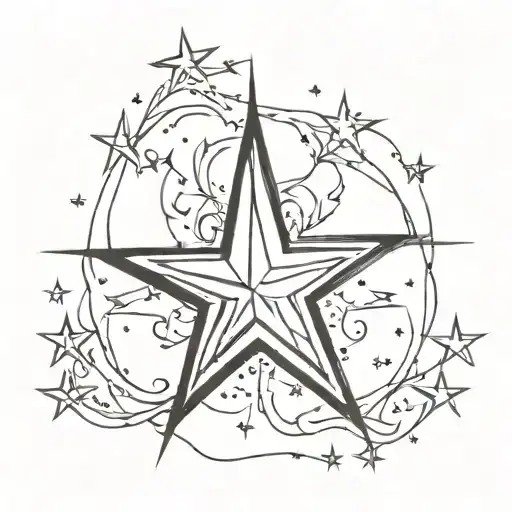 Star Tattoo Dedicated To The Rejection Of Self-harm