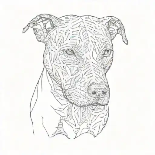 A Pit Bull Terrier