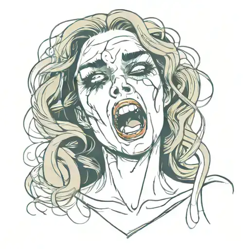 Possessed Beautiful Woman