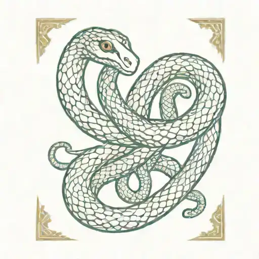 Snakes Tarot Card