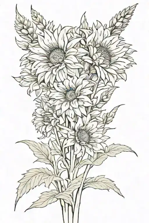 Sunflower Yellow Dandelion Gladiolus Flower