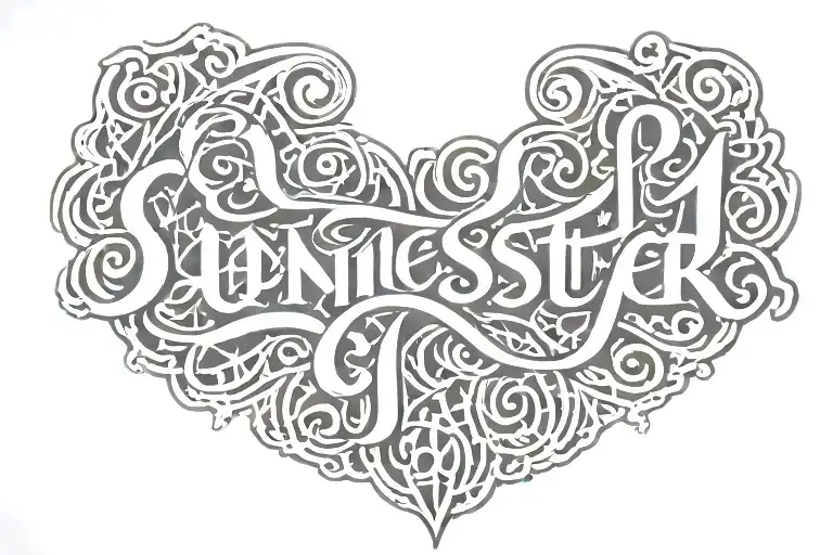 Gangster Calligraphy Design