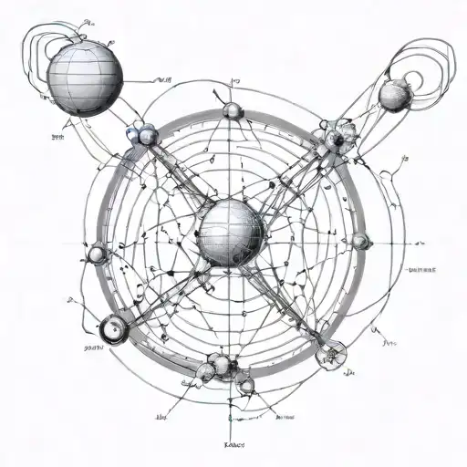 Electron Orbiting And Atlas Holding
