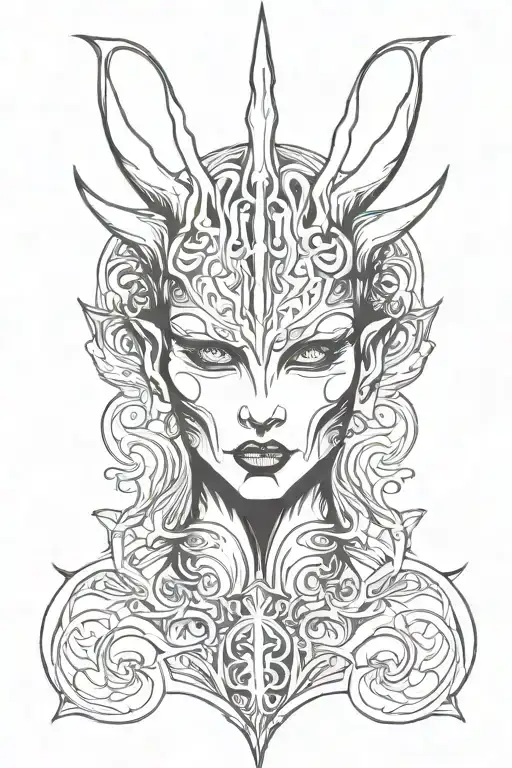 Female Demon Named Chalice