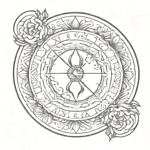 Sagittarius And Virgo Mandala