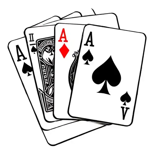 A Poker Hand With Star Wars And Harry Potter Themed Cards