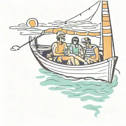 Summertime Friends Boat Beer