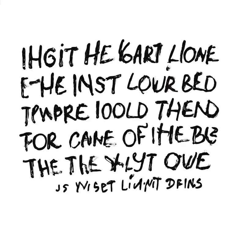 Mirror With Written Text On Glass