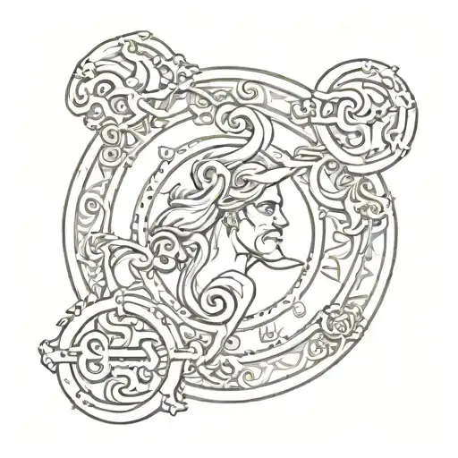 Gemini Sign For Shoulder