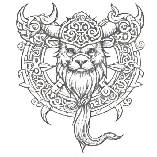 I Need A Tatoo With Name Teddy And A Viking Symbol