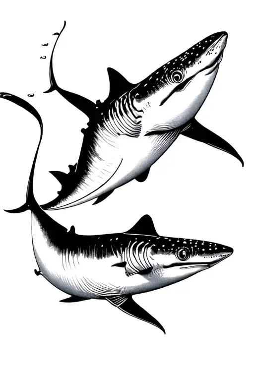 Manta Ray And Whale Shark Swimming Together