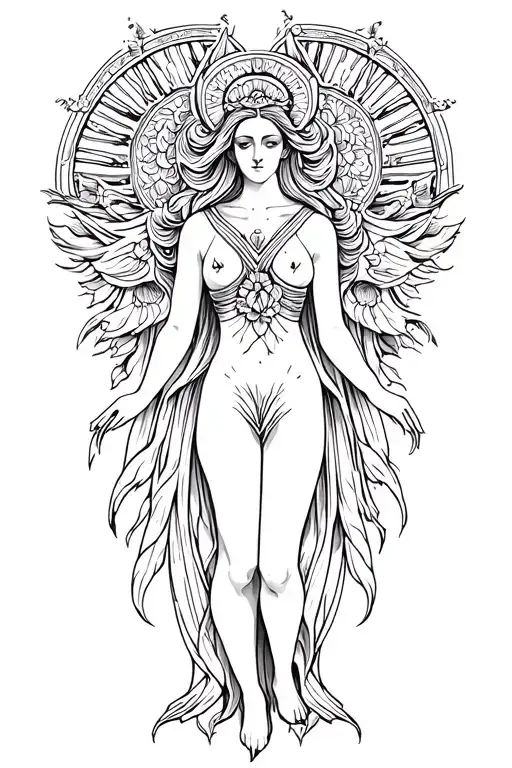 Goddess Of Love Full Body Shoulder