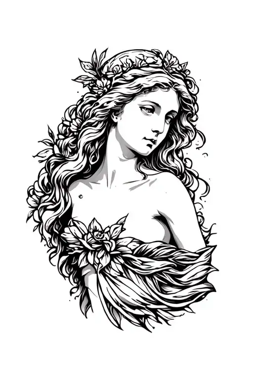 Aphrodite The Goddess Of Love Full Body