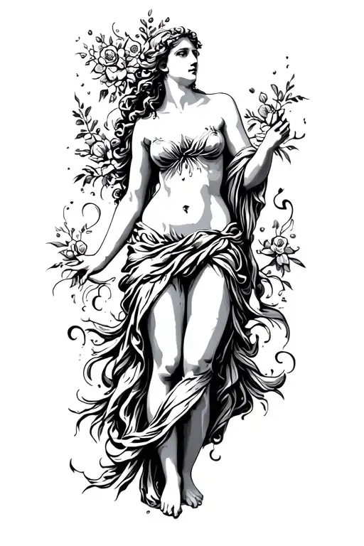 Aphrodite The Goddess Of Love Full Body