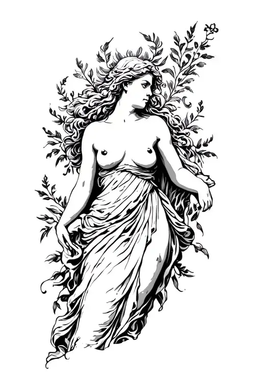Aphrodite The Goddess Of Love Clothed Full Body