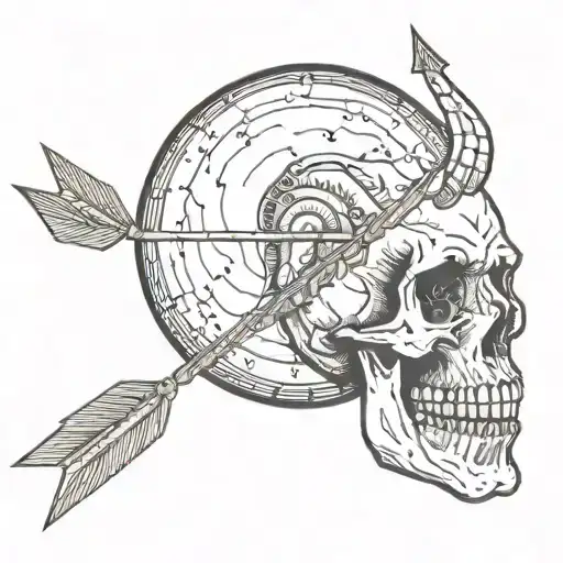 Sargitarious Arrow Semi Moon