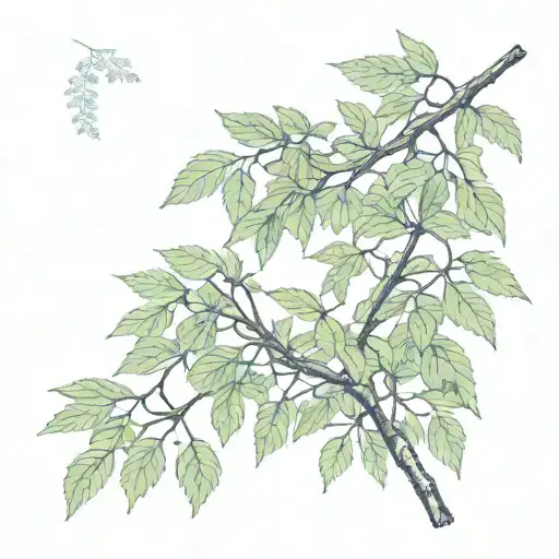 Ash Tree Branch