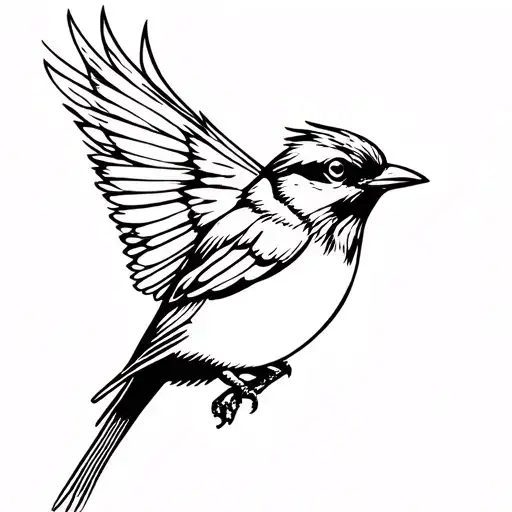 Bird In The Shining Stars