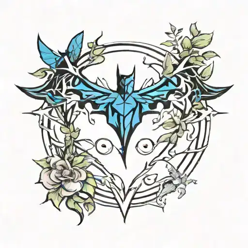 Nightwing Logo Nature Inspired
