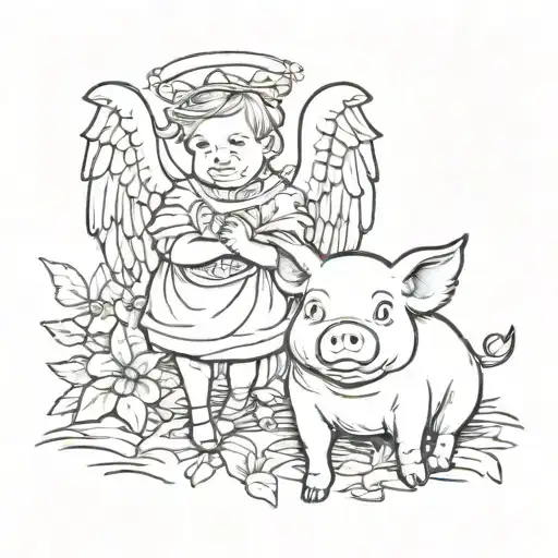 Pig And Angel