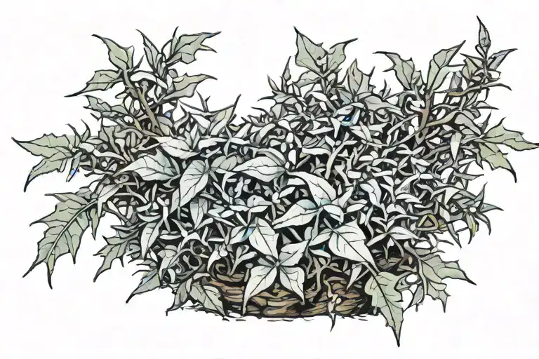 Short Section Of Crown Of Thorns