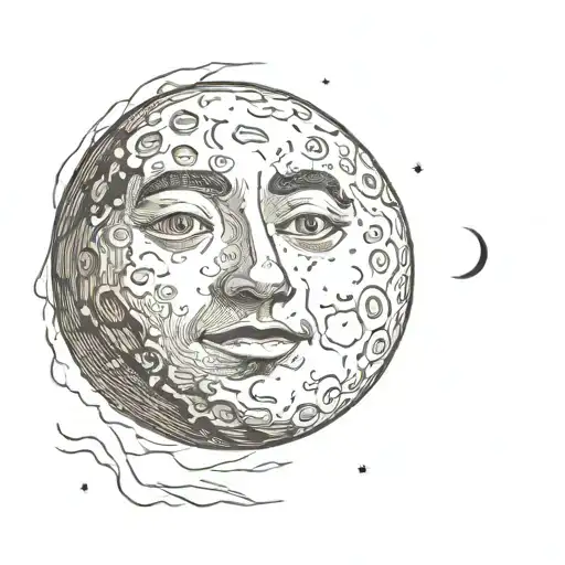Moon With Face