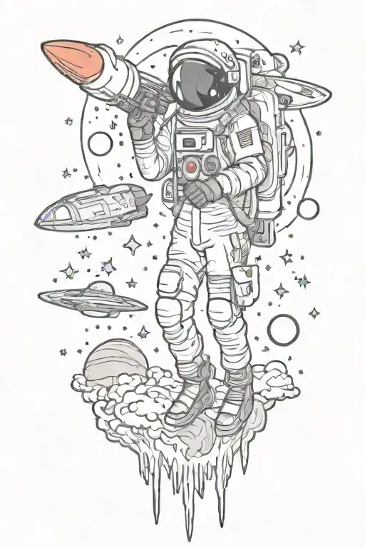 Kid Cudi Space Themed