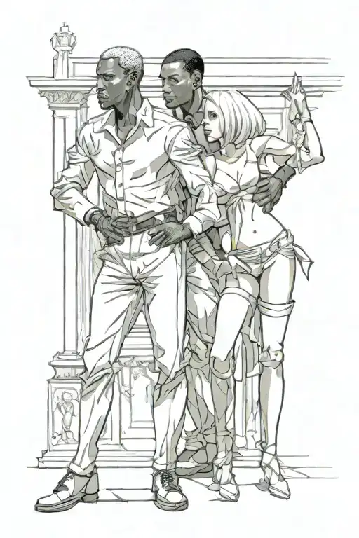 Black Male Master And White Blond Female Slaved