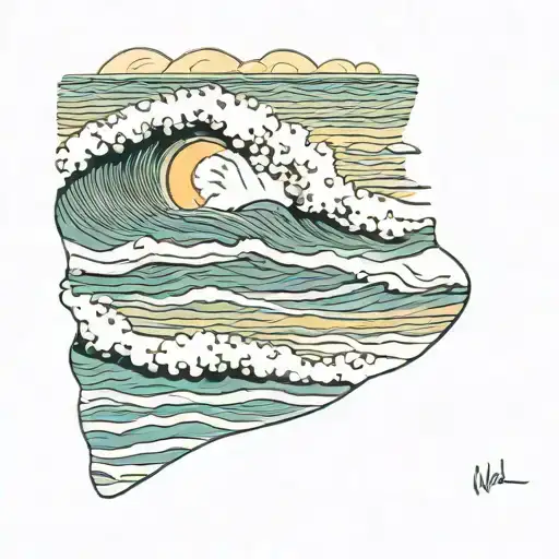 Waves And Sun