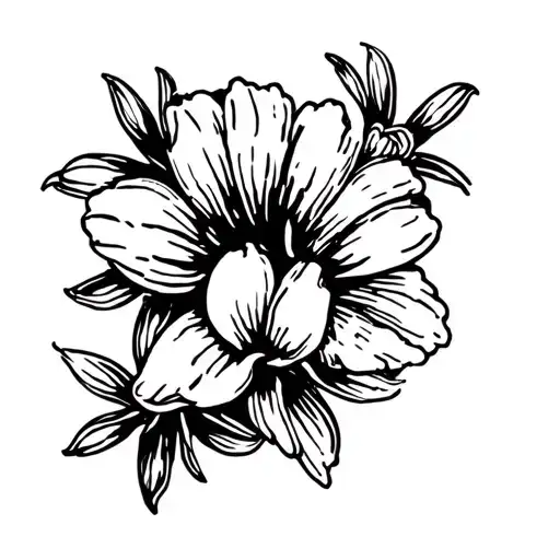 Shell Flowers That Represent The Ocean With