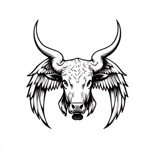 Bull With Wings