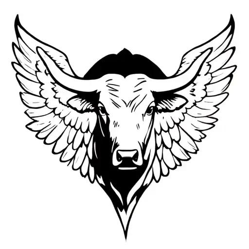 Bull With Wings