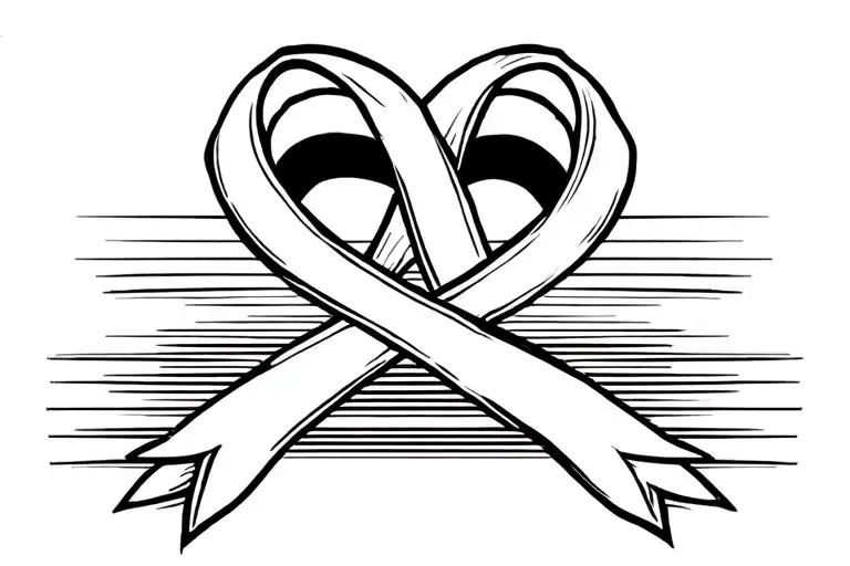 Aquarius And Cancer Ribbon