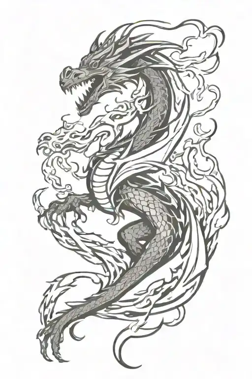 Dragon Breathing Fire