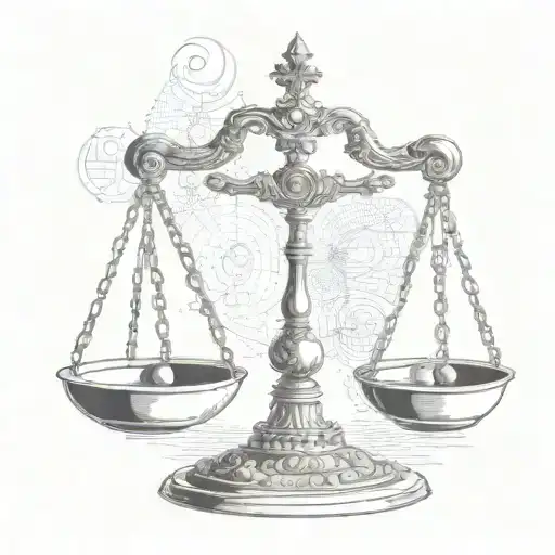 Libra Star Scales Moon