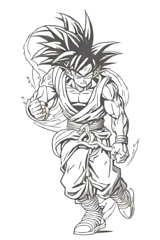 Son Goku Jogging