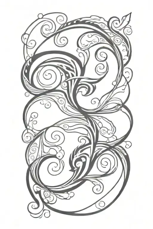 Hurricane Swirling Waves