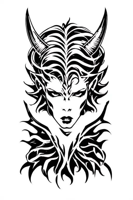 Succubus Demon Face