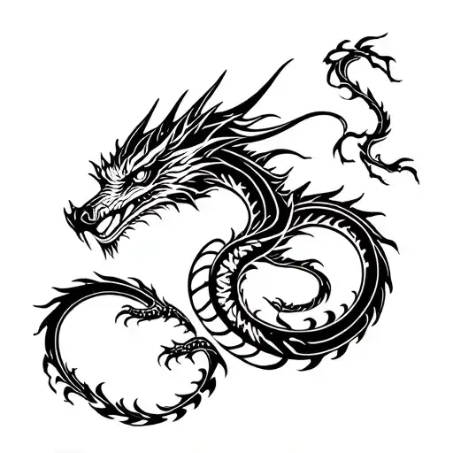 The Dragon Around The Hand