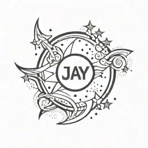 Moon Stars Name Jay