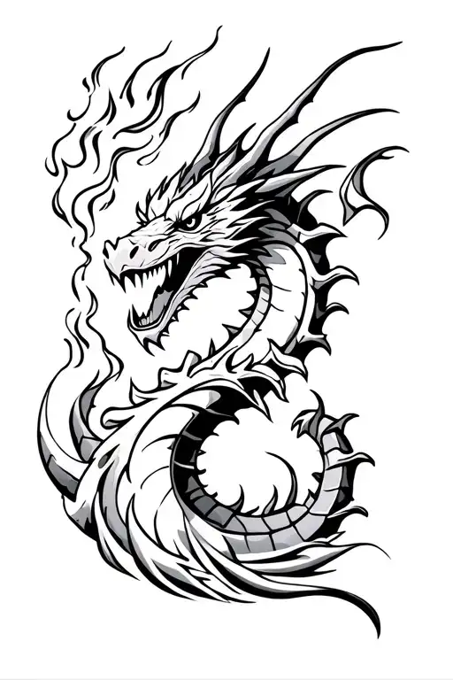 Dragon Breathing Fire